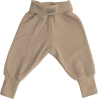 Lilano wolplush broek met boord zand (250911)