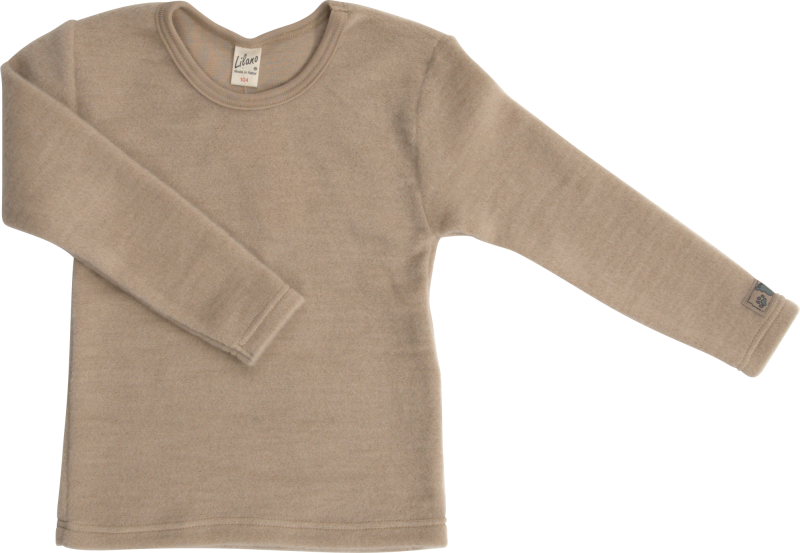 Lilano brushed woolen sweater sand