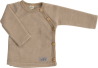 Lilano wolplush wikkeltrui met knopen zand (250916)