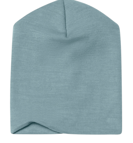 copy of Engel Natur wool silk beany mountain blue