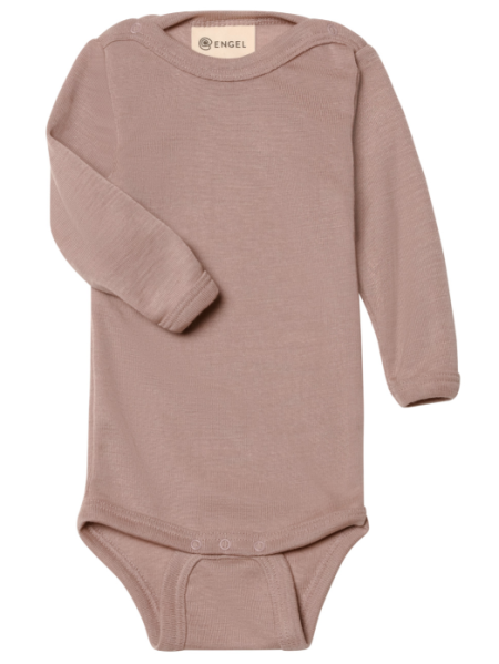 Engel Natur wolzijde romper dusty rose (709030)