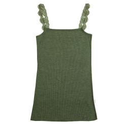 Joha woolsilk undershirt olive green (12362)