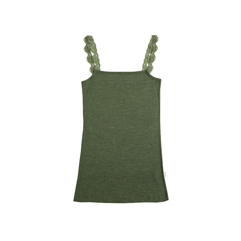 Joha woolsilk undershirt olive green (12362)