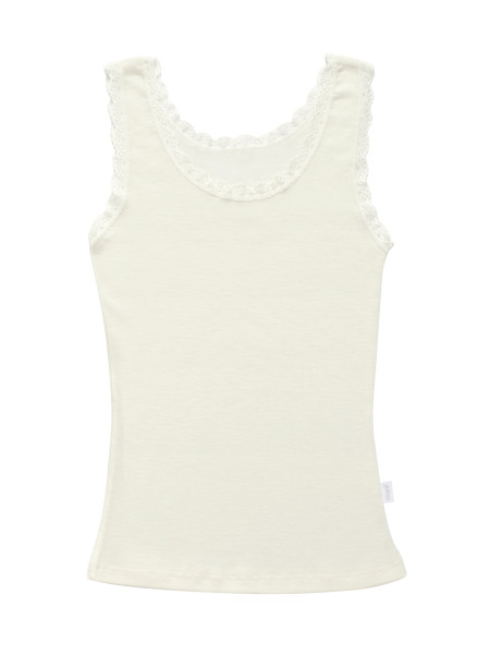 Joha merinowoolen top natural (70401)