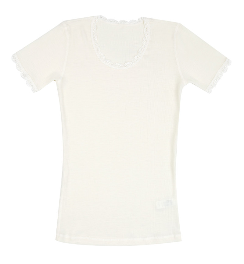 Joha wollen tshirt naturel (70403)