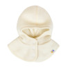 Joha natural coloured woolfleece balaclava with buttons