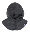 Joha balaclava met knoopjes 100% wolfleece coke melange (97983)