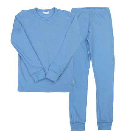 Joha outlet pyjama blue made of 100% merinowool