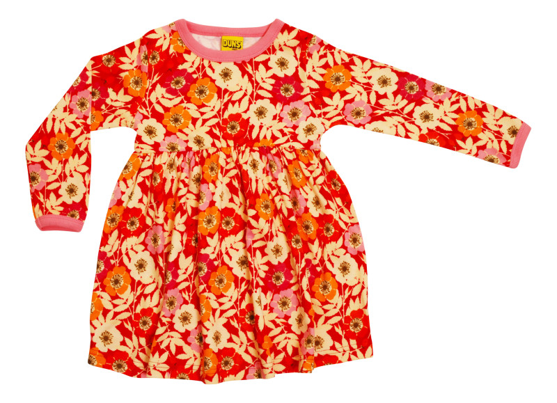 copy of copy of Duns Sweden long sleeved gathered dress Rosehip