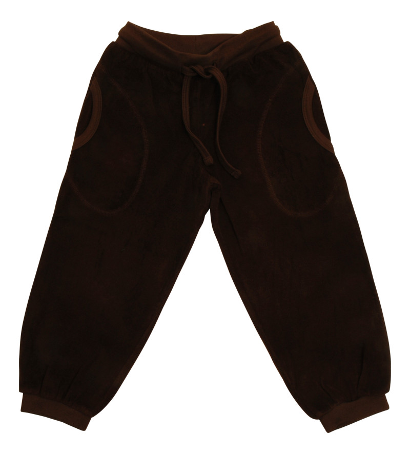 Duns Sweden terry long pants chocolade