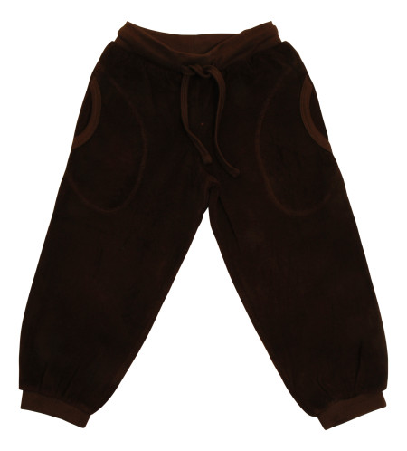 Duns Sweden terry long pants chocolade