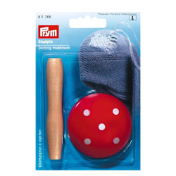 Prym stoppaddenstoel maasklos paddenstoel rood met witte stippen