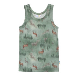 copy of Joha sleeveless shirt natural with flowers (75636)