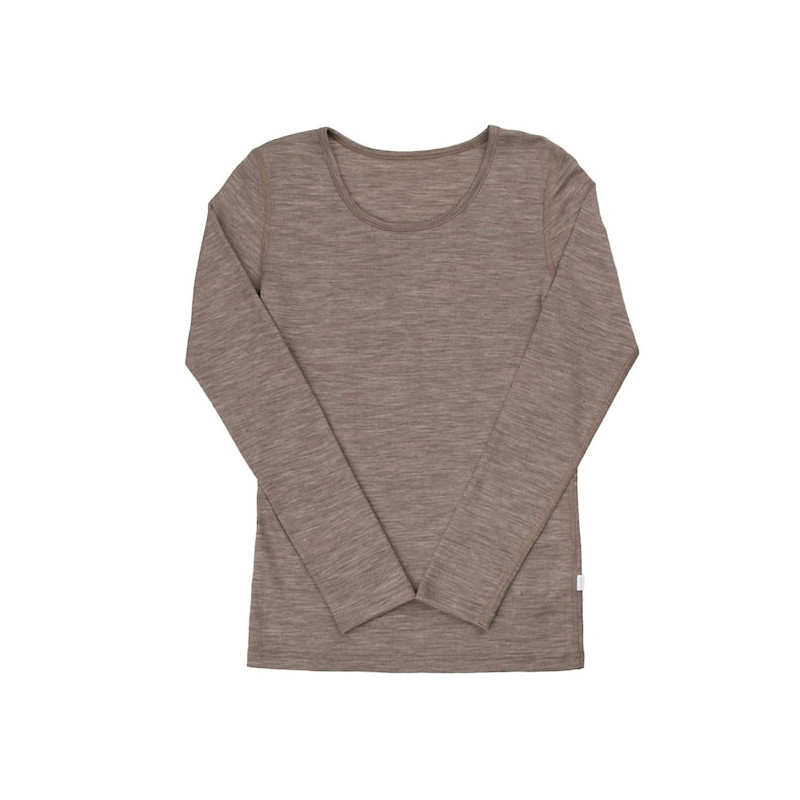 Joha woolsilk longsleeve shirt beige melange (18224)