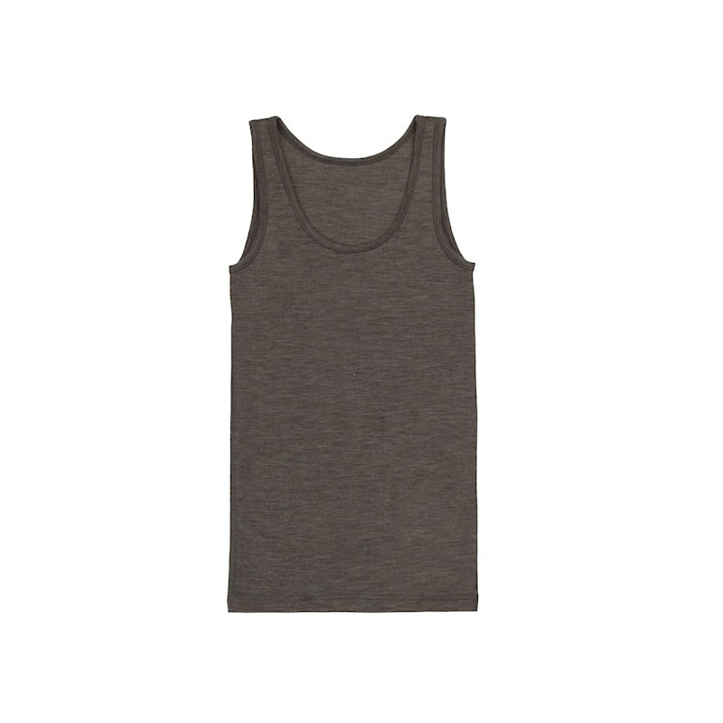 copy of Joha woolsilk undershirt brown melange (78224)