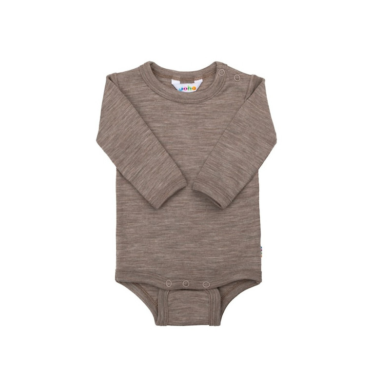 Joha wool silk long sleeved body beige melange