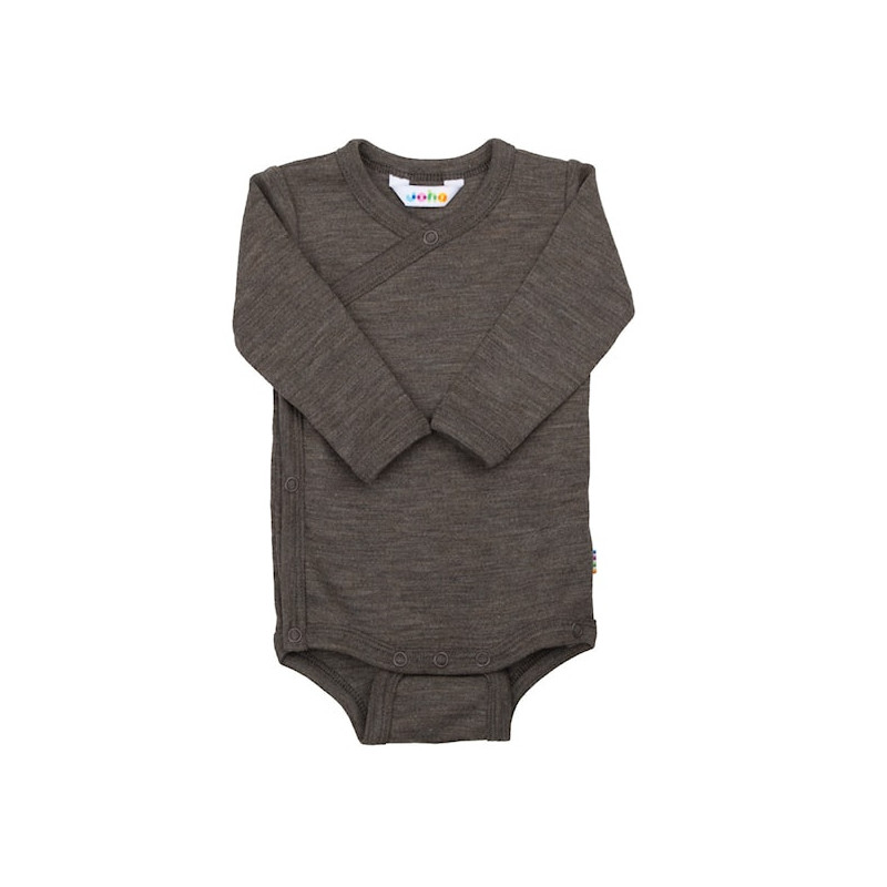 copy of copy of Joha wool silk wrap around body brown melange