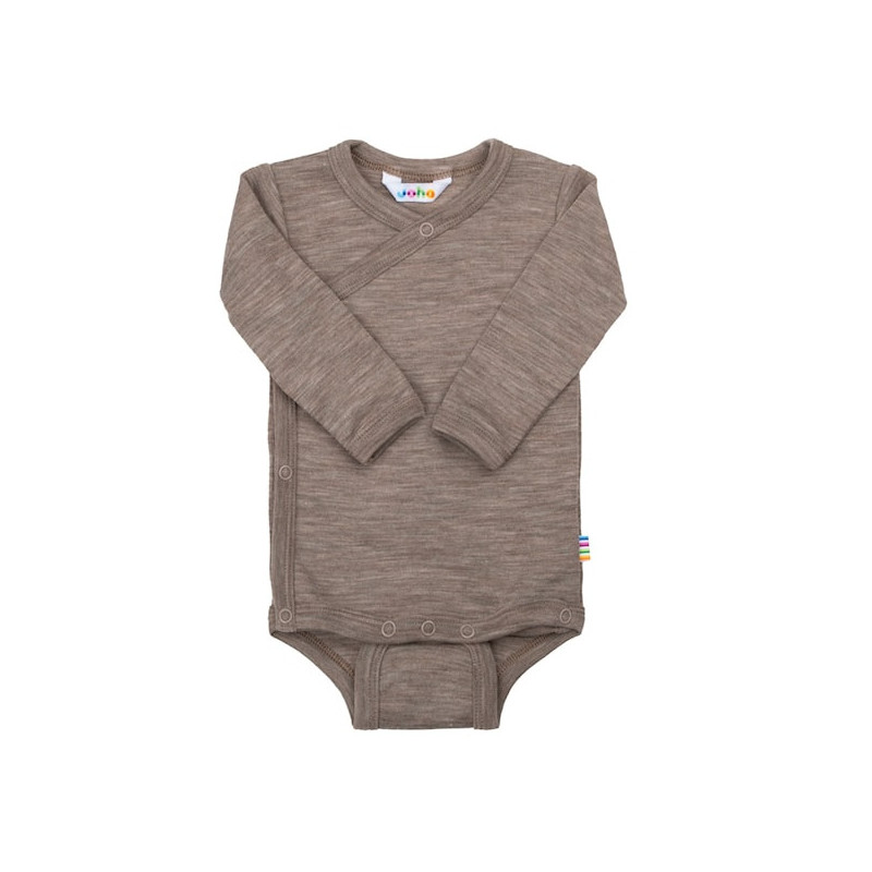 Joha wol/zijde wikkelromper beige melange (68457)