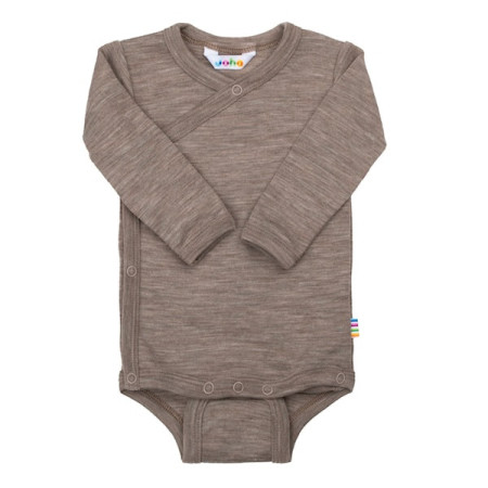 Joha wol/zijde wikkelromper beige melange (68457)