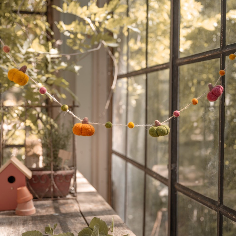 Sjaal met Verhaal slinger pompoentjes