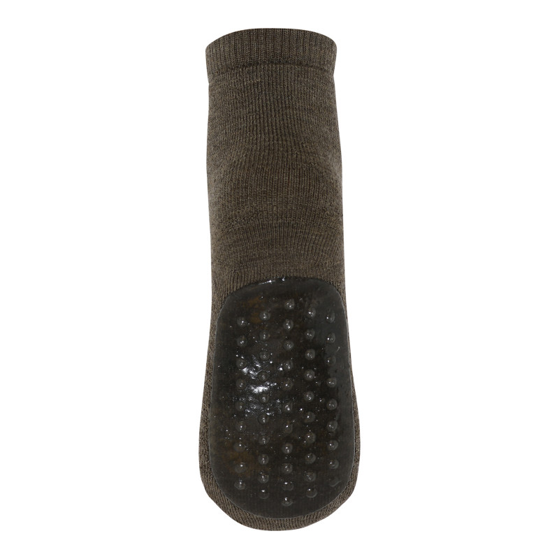 copy of MP Denmark woolen antislip socks brown melange