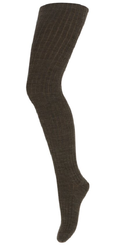 MP Denmark wollen maillot met ribbel brown melange (351)