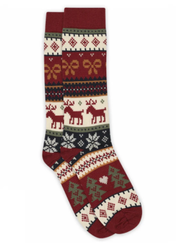 MP Denmark wollen lange damessokken Karanda Red 79748