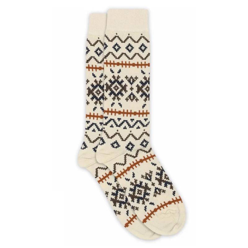 MP Denmark wollen lange damessokken ecru 79742