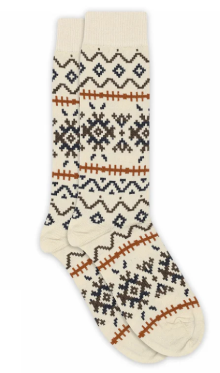 MP Denmark wollen lange damessokken ecru 79742