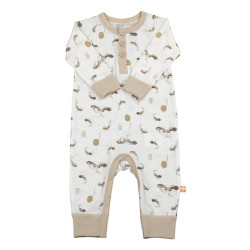 Katvig (Joha) outlet wollen jumpsuit  met insecten
