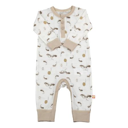 Katvig (Joha) outlet wollen jumpsuit  met insecten