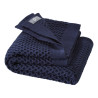 Disana woolen honeycomb  blanket 80*100  indigo