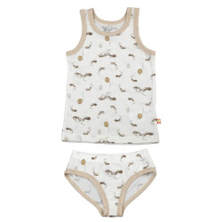 Katvig (Joha) outlet wollen hemd met slip set insecten