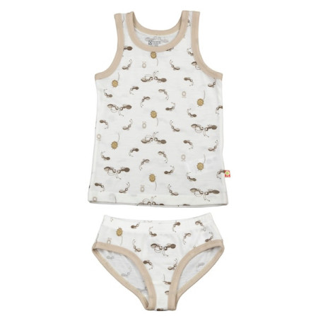 Katvig (Joha) outlet wollen hemd met slip set insecten