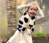 We are wovens woolen bodywarmer hearts  (child)