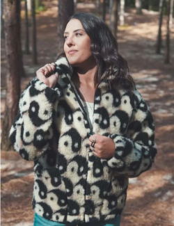 We are wovens woolen jacket yin yang