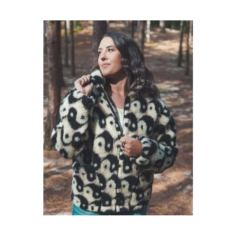 We are wovens woolen jacket yin yang