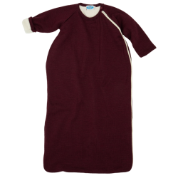 Reiff wool cotton padded sleeping bag black cherry