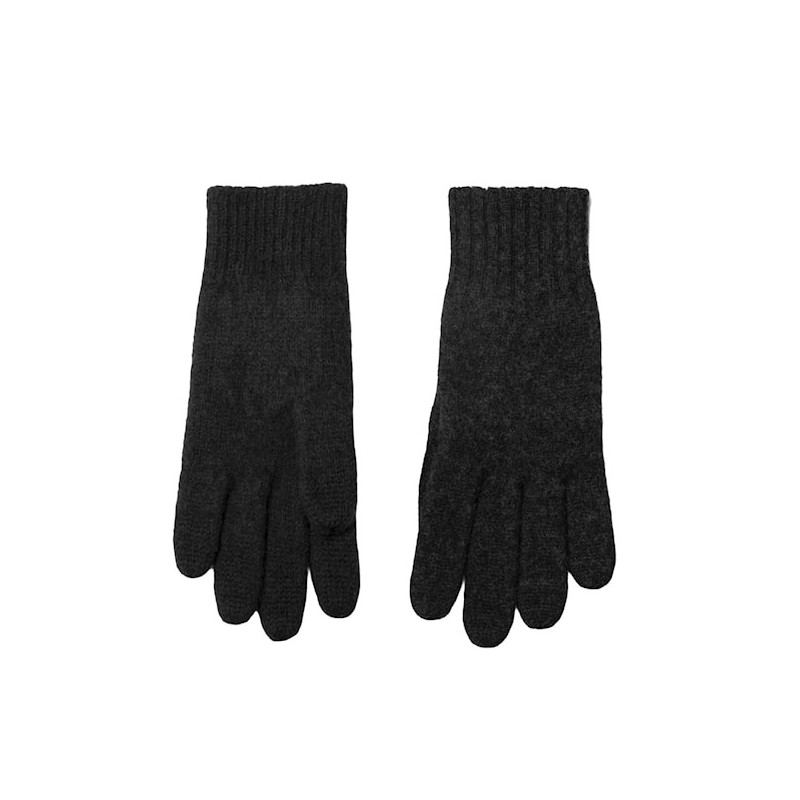 Joha wollen heren handschoenen  houtskool (4017)