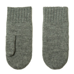 Joha woolen mittens grey melange for men