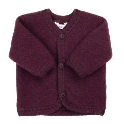 Joha merino wolfleece vest plum  (19474)