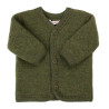 Joha merino wolfleece vest dark olive (19474)