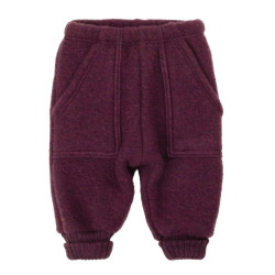 Joha merino woolfleece pants plum