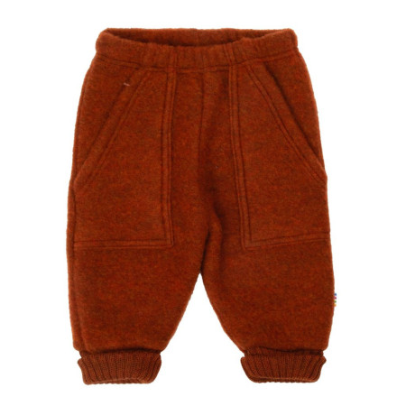 Joha merino woolfleece pants russet