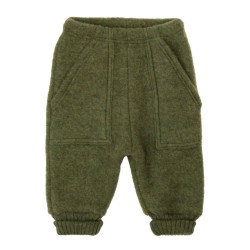 Joha merino woolfleece pants dark olive