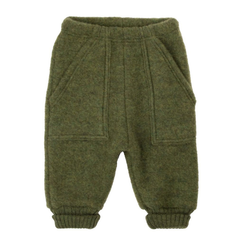 Joha merino woolfleece pants dark olive