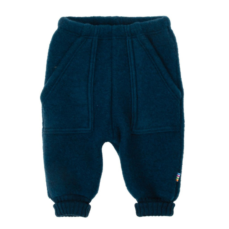 Joha merino woolfleece pants dark turquoise