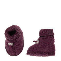 Joha wolfleece  slofjes plum (99477)