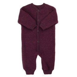 Joha merino wolfleece jumpsuit plum  (39474)
