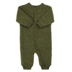 Joha merino wolfleece jumpsuit dark olive (39474)